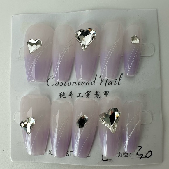 Handmade press on nails bundle of four sets size large - Picture 4 of 13